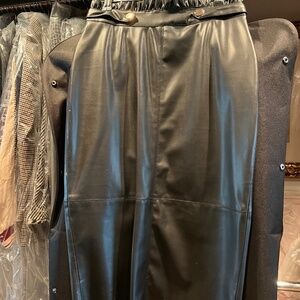 Zara, Faux Leather Pencil Skirt, Size S